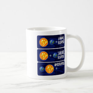 Caneca De Café Lunar Eclipse Solar Apocalypse Astrologia M