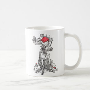 Caneca de café lunática dos animais selvagens de
