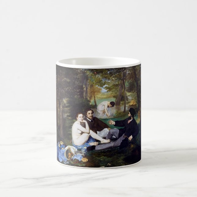 Caneca De Café Luncheon na grama, Manet (Centro)