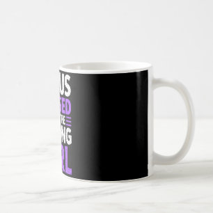 Caneca De Café Lúpus mexeu com a guerreira feminina errada lutado