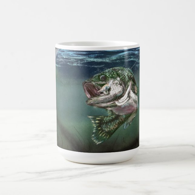 Caneca De Café Lured In Largemouth Bass (Centro)