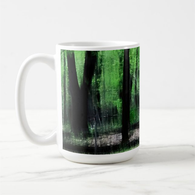 Caneca De Café Lush Green Woods (Esquerda)