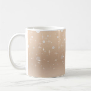 Caneca De Café Lúster metálico de ouro glamouroso, gradiente, e