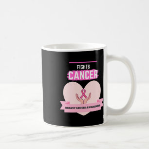 Caneca De Café Luta contra a consciência do Cancer da fita rosa-C