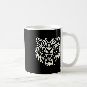Caneca De Café Luta Mma Muay Thai Tatuagem Tigre Rugido Kickboxin