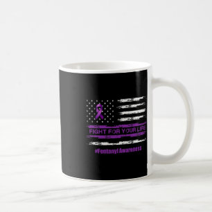 Caneca De Café Luta Pela Sua Sobredosagem Na Vida Sensibilização