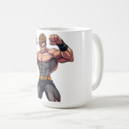 Caneca De Café Lutador de Anime