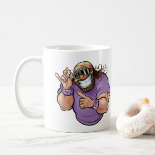 Caneca De Café Lutador Profissional Flor da Elite