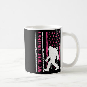 Caneca De Café Lutamos Juntos Com O Cancer Americano Flag Bigf
