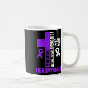 Caneca De Café Lutando Contra o Fibro Fighter Christian Distress