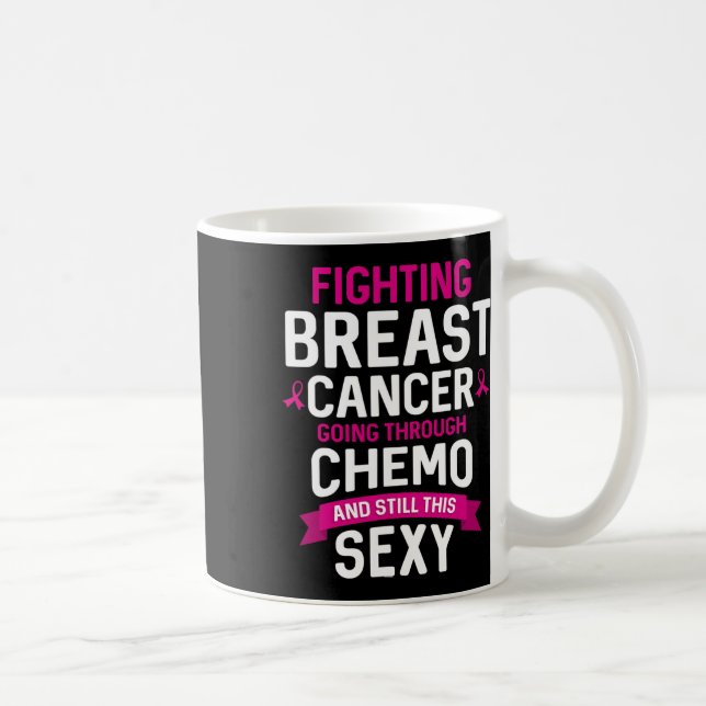 Caneca De Café Lutar contra a Quimio do Cancer Ainda Y Luta pelo  (Direita)