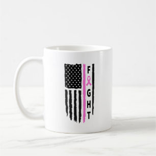 Caneca De Café Lutar contra o Cancer da mama