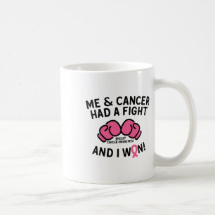 Caneca De Café Lutar Contra O Cancer Da Mama Eu Ganhei O Sobreviv