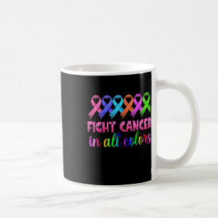 Caneca De Café Lutar Contra O Cancer Em Toda A Consciência Do Can