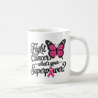 Caneca De Café Lutar Contra o Câncer Qual é Seu Superpoder Borbol