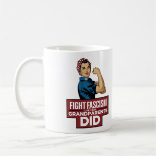 Caneca De Café Lutar Contra O Fascismo Como Seus Avós