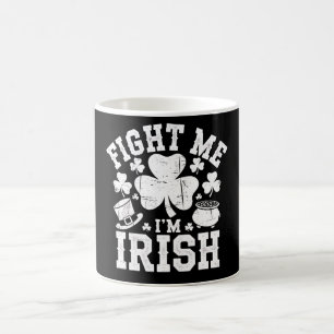 Caneca De Café Lute Comigo Eu Sou Irlandês Camisa engraçada do Di