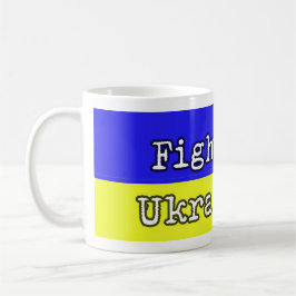Caneca De Café Lute como ucranianos