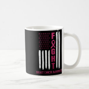 Caneca De Café Lute Contra A Bandeira Dos Eua Na Consciência Do C