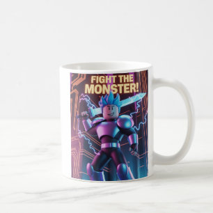 Caneca De Café Lute contra o monstro 