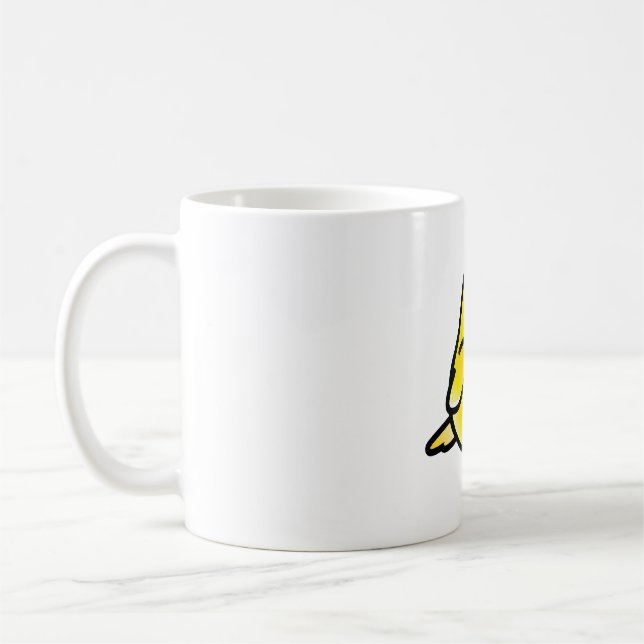 Caneca De Café Lutino Yellow Lovebird (Esquerda)