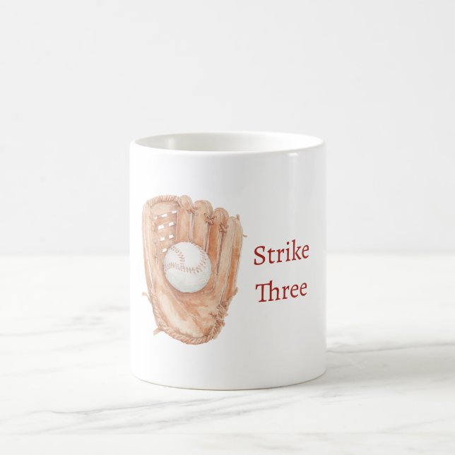 Caneca De Café Luvas de Beisebol Terceira Falta (Centro)