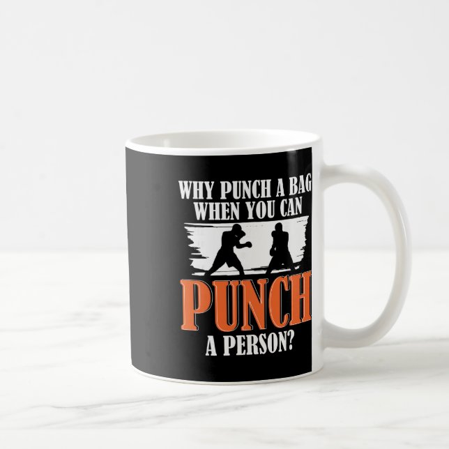 Caneca De Café Luvas de Boxe G de Kickboxing de Boxe de Sombra (Direita)