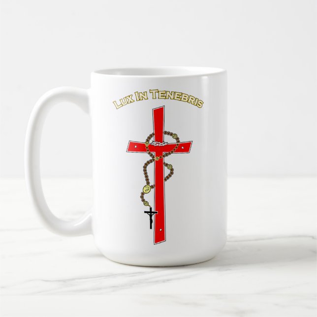 Caneca De Café Lux in Tenebris -02 (Esquerda)