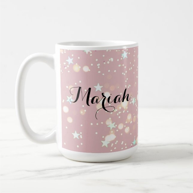 Caneca De Café Luxe modern romantinc girl (Esquerda)