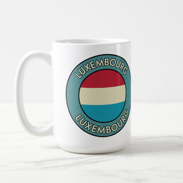 Caneca De Café Luxemburgo (Esquerda)