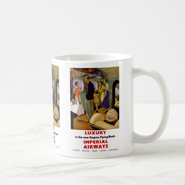 Caneca De Café Luxo nos Barcos Voadores do Novo Império (Direita)