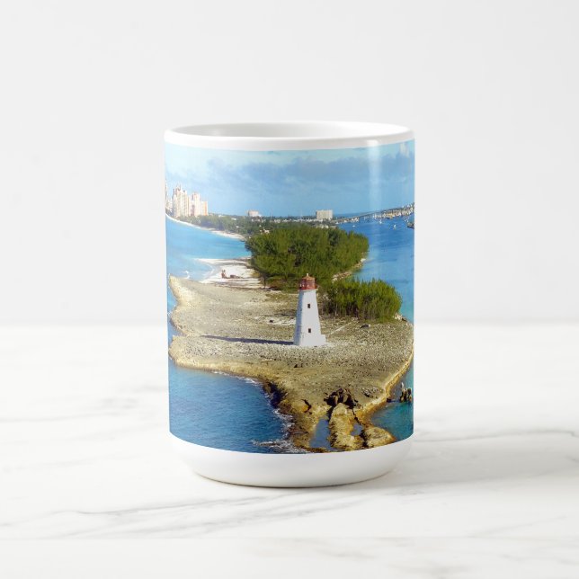 Caneca De Café Luz da ilha do paraíso (Centro)