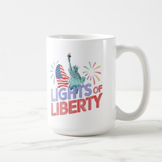 Caneca De Café Luz da liberdade (Direita)