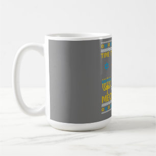 Caneca De Café Luz O Gato Judeu Meownorah Menorah Voou Feio