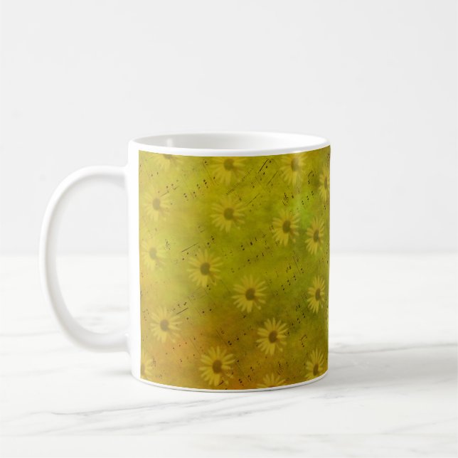 Caneca De Café Luz Solar Mídia Mista (Esquerda)