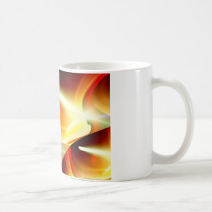 Caneca De Café Luzes - Abstrato moderno Sci-Fi