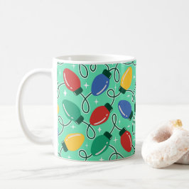 Caneca De Café Luzes Alegres e Brilhantes