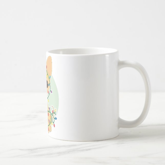Caneca De Café Luzes da chihuahua (Direita)