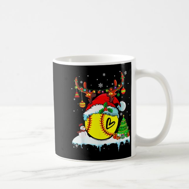 Caneca De Café Luzes de Chapéu de Papai Noel Rena de Natal de Sof (Direita)