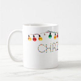 Caneca De Café Luzes de Natal