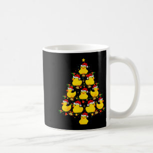 Caneca De Café Luzes de Natal Engraçadas Chapéu de Papai Noel Pat