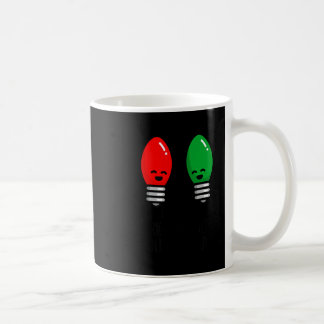 Caneca De Café Luzes de Natal Engraçadas Trocadilho Funcionando D
