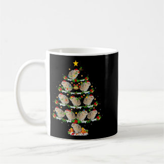 Caneca De Café Luzes de Natal Pika Amante da Árvore de Natal