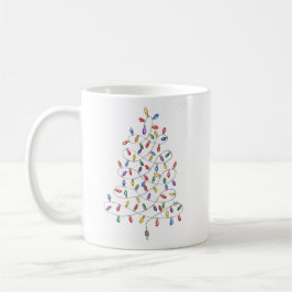 Caneca De Café Luzes Festivas