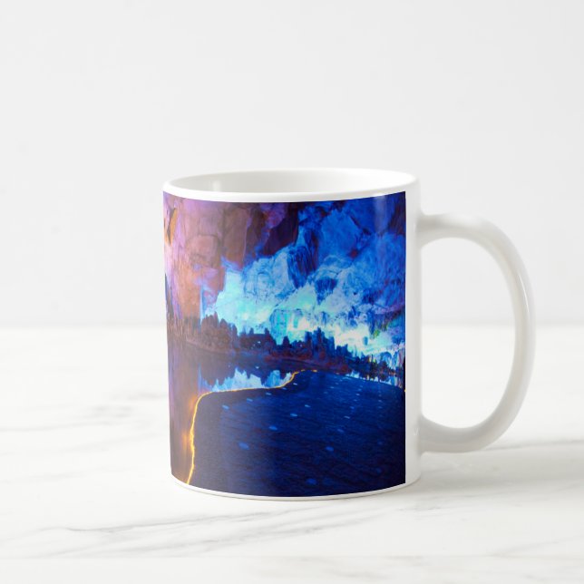 Caneca De Café Luzes na Caverna da Flauta de Junco, China (Direita)
