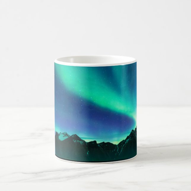 Caneca De Café Luzes Nortes Aurora Borealis (Centro)