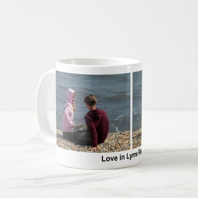 Caneca De Café Lyme Love. (Frente Esquerda)