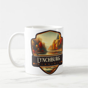 Caneca De Café Lynchburg, Virgínia Vintage