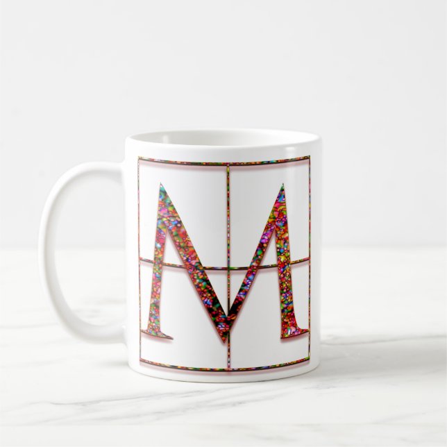 Caneca De Café M "Bricks Celtas" Monogramas personalizados (Esquerda)