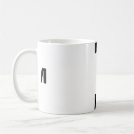 Caneca de Café M Monograma